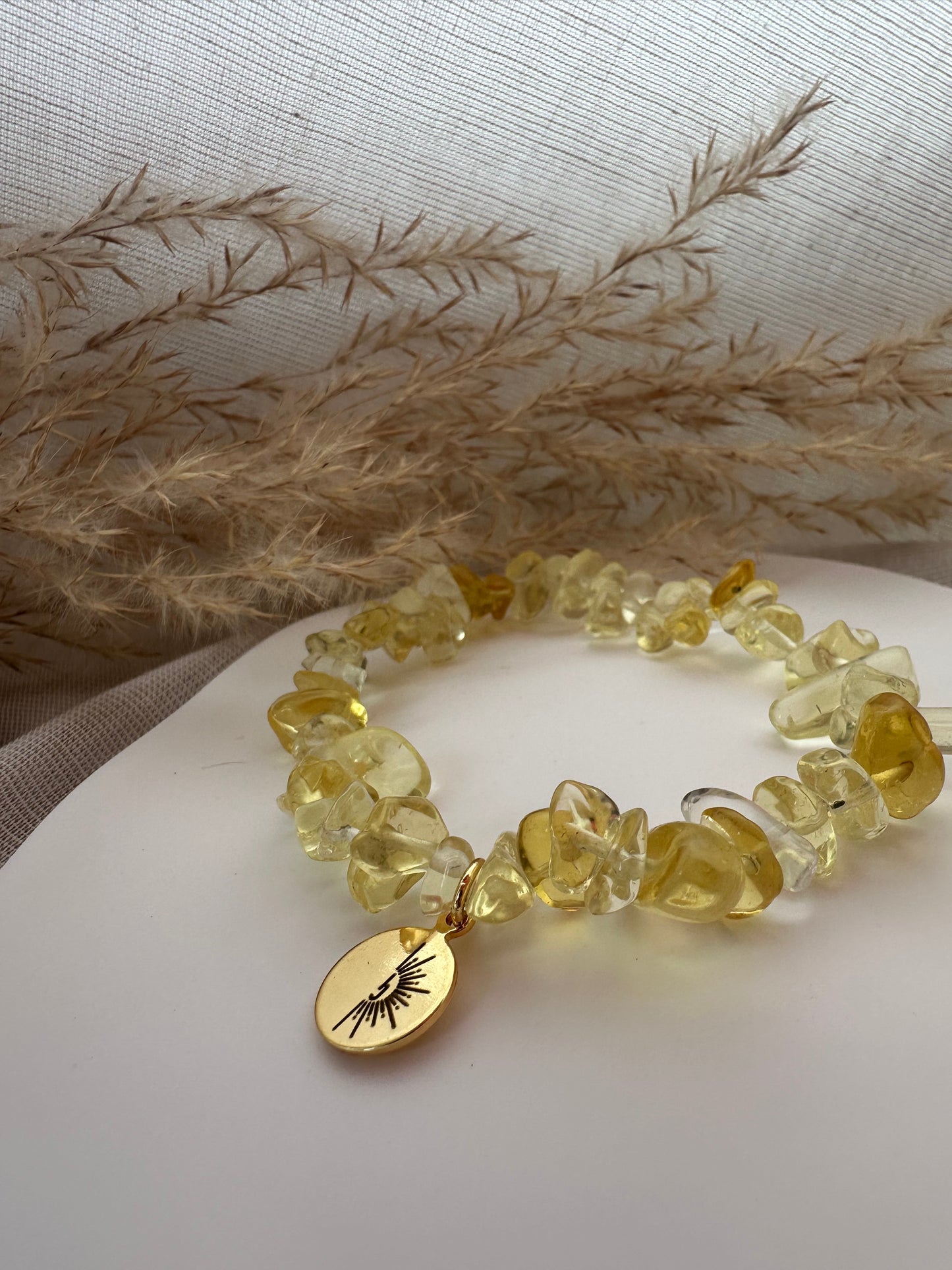 Edelstein Armband Citrin