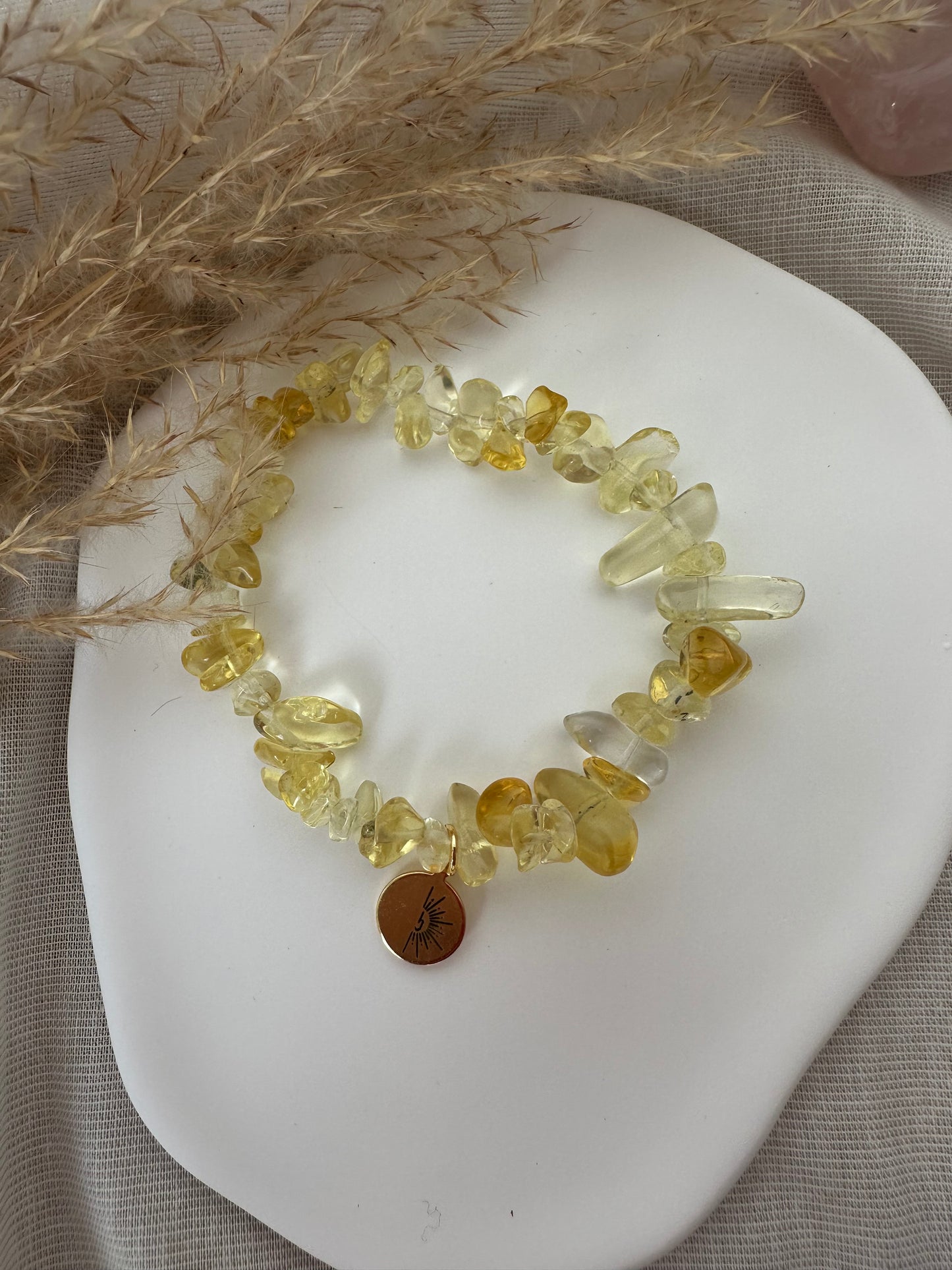 Edelstein Armband Citrin